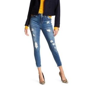 Seven7 High Rise Distressed Jean Leggings